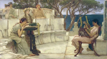 Sappho und Alkäus, 1881